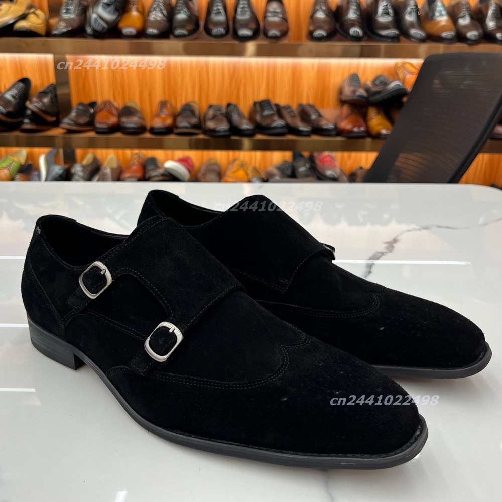 Formal Men Daily Wear Footwear - Mocassins Monk pour hommes à double