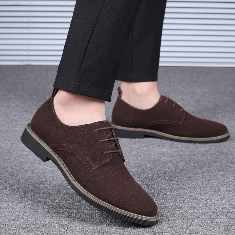 Formal Men Daily Wear Footwear - Chaussures Oxford en daim bleu marine