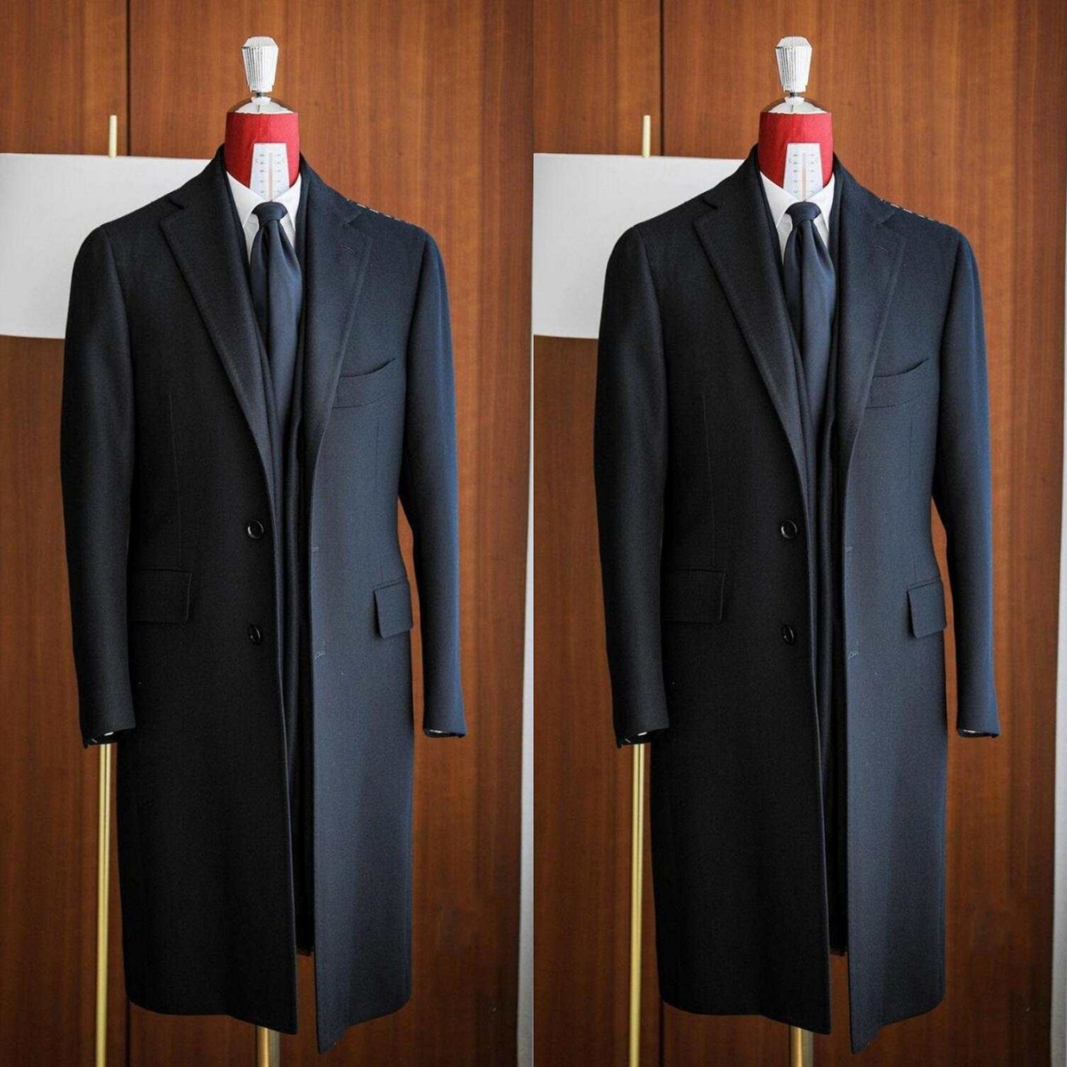 Men Formal Wear Modern - Manteau Long moderne pour hommes, mélange