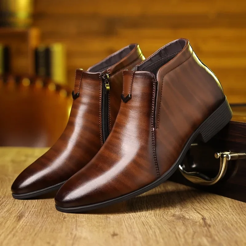Bottes de luxe pour hommes, mo - Men Formal Wear With Boots avis et prix