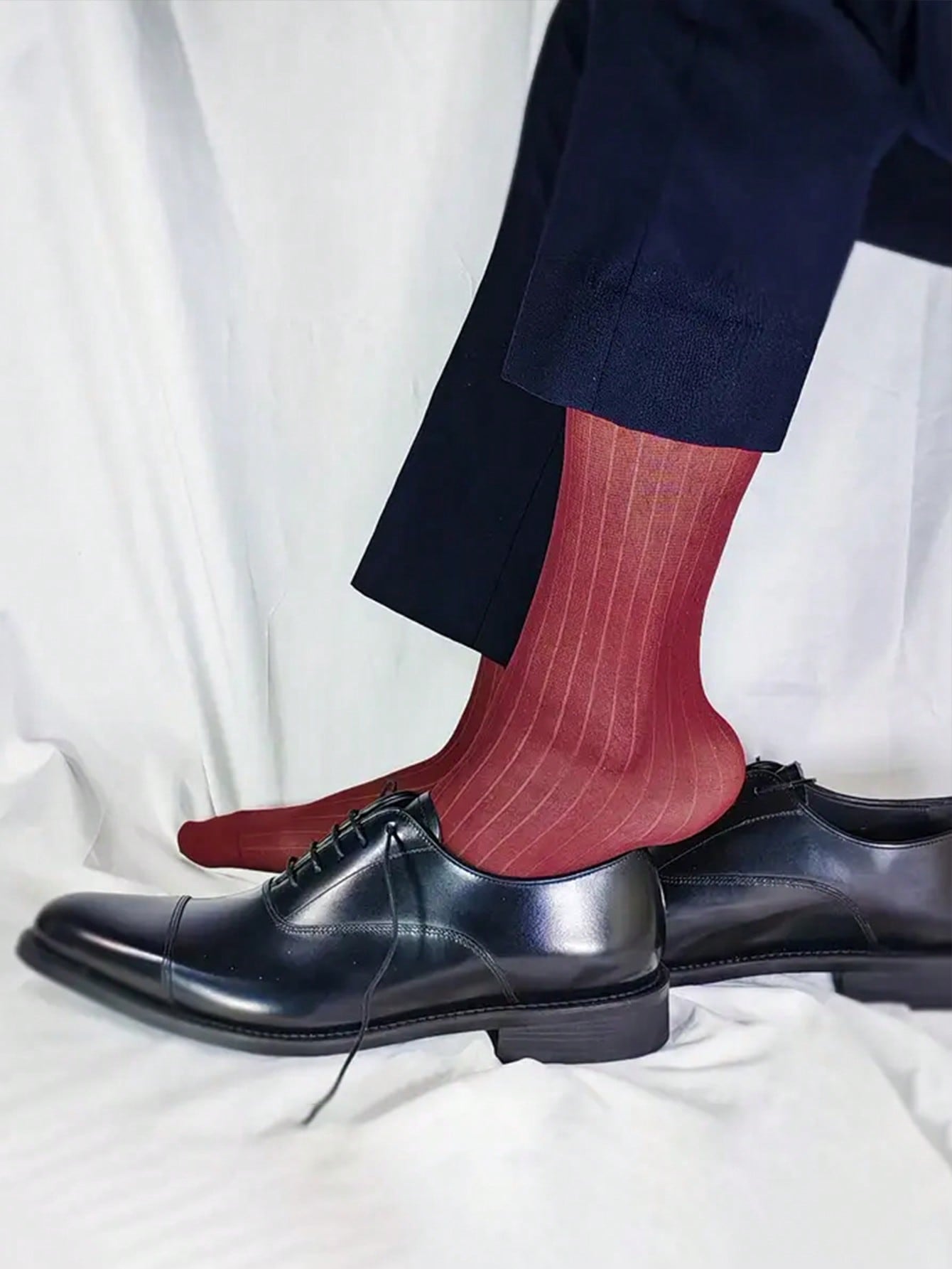 1 paire de chaussettes habillé - Men Formal Wear All Black avis et prix
