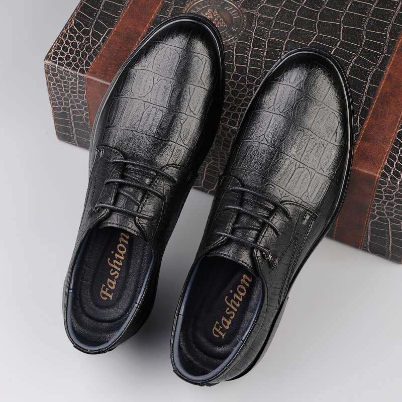 Chaussures habillées en cuir v - Formal Men Daily Wear Footwear avis et prix