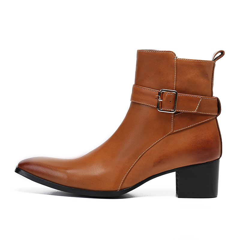 Bottines pointues à fermeture  - Men Formal Wear With Boots avis et prix