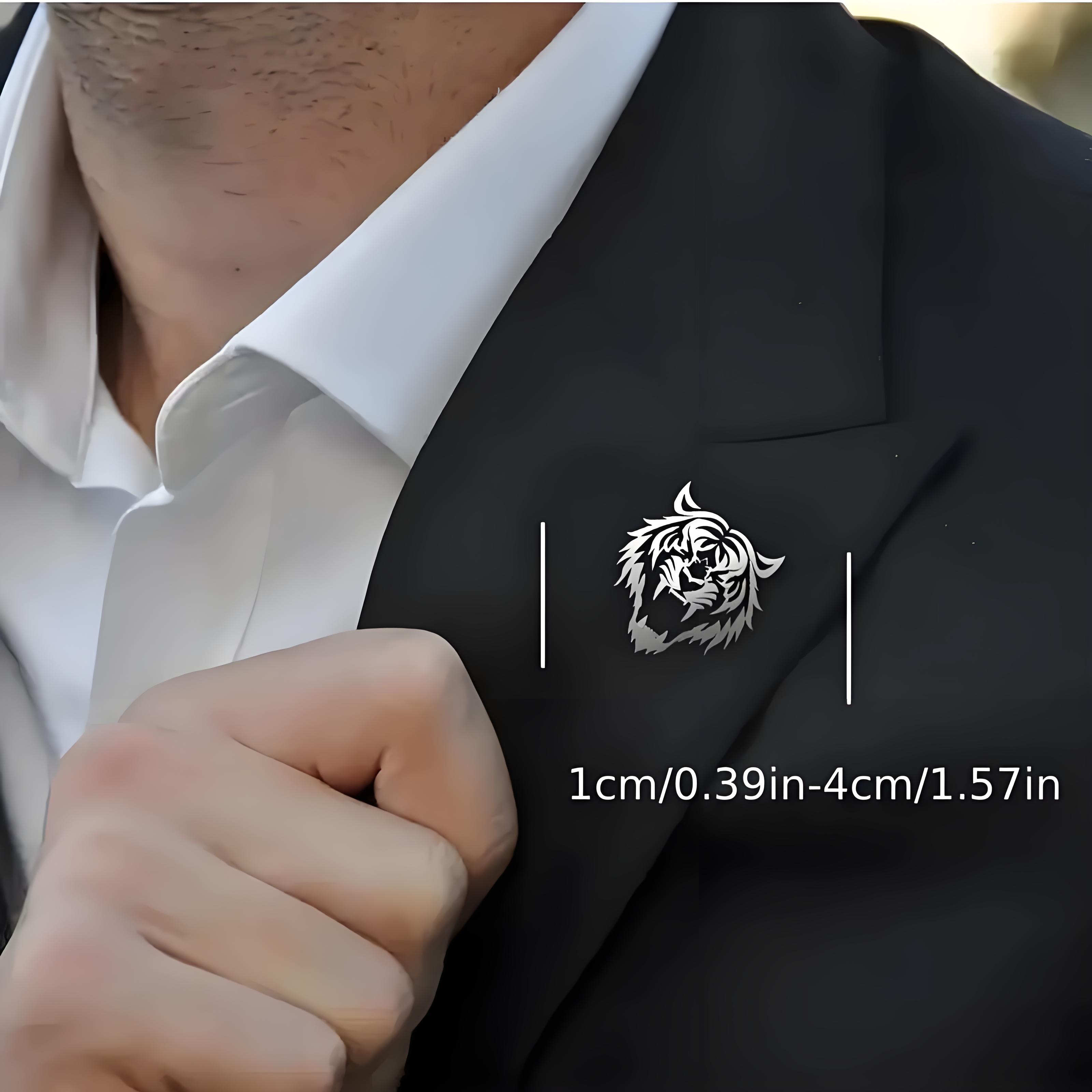 Épingle à revers tête de tigre - Tuxedo Lapel Pin avis et prix