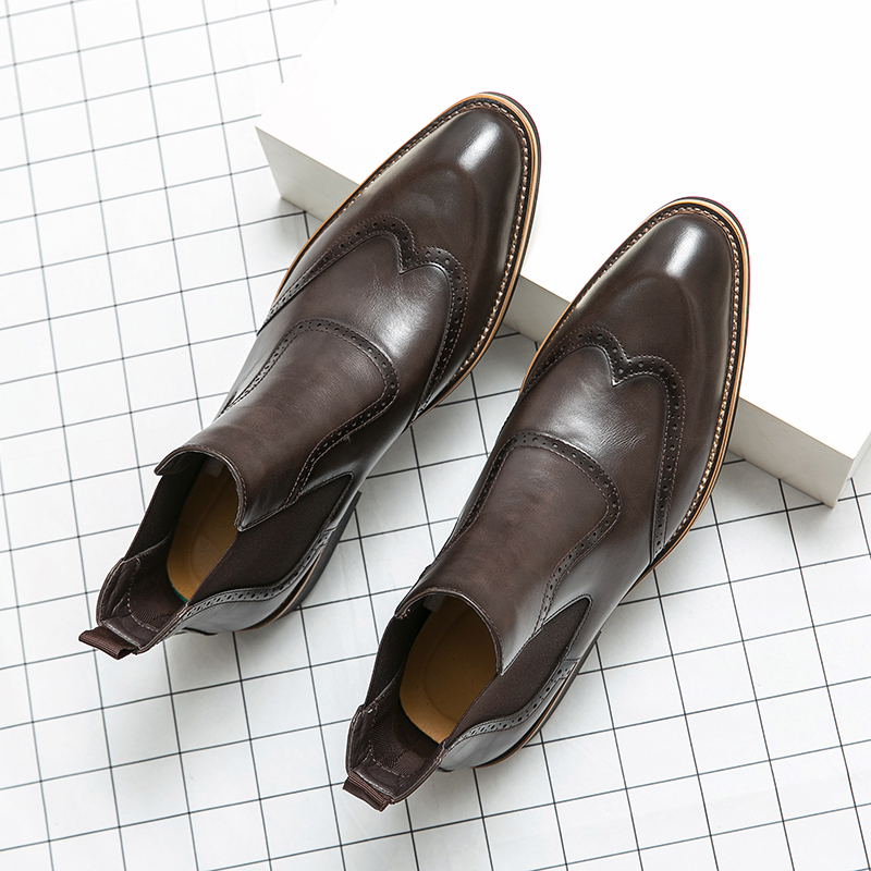 Bottes chelsea de style britan - Men Formal Wear With Boots avis et prix