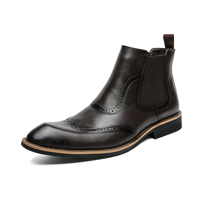 Bottes chelsea de style britan - Men Formal Wear With Boots avis et prix
