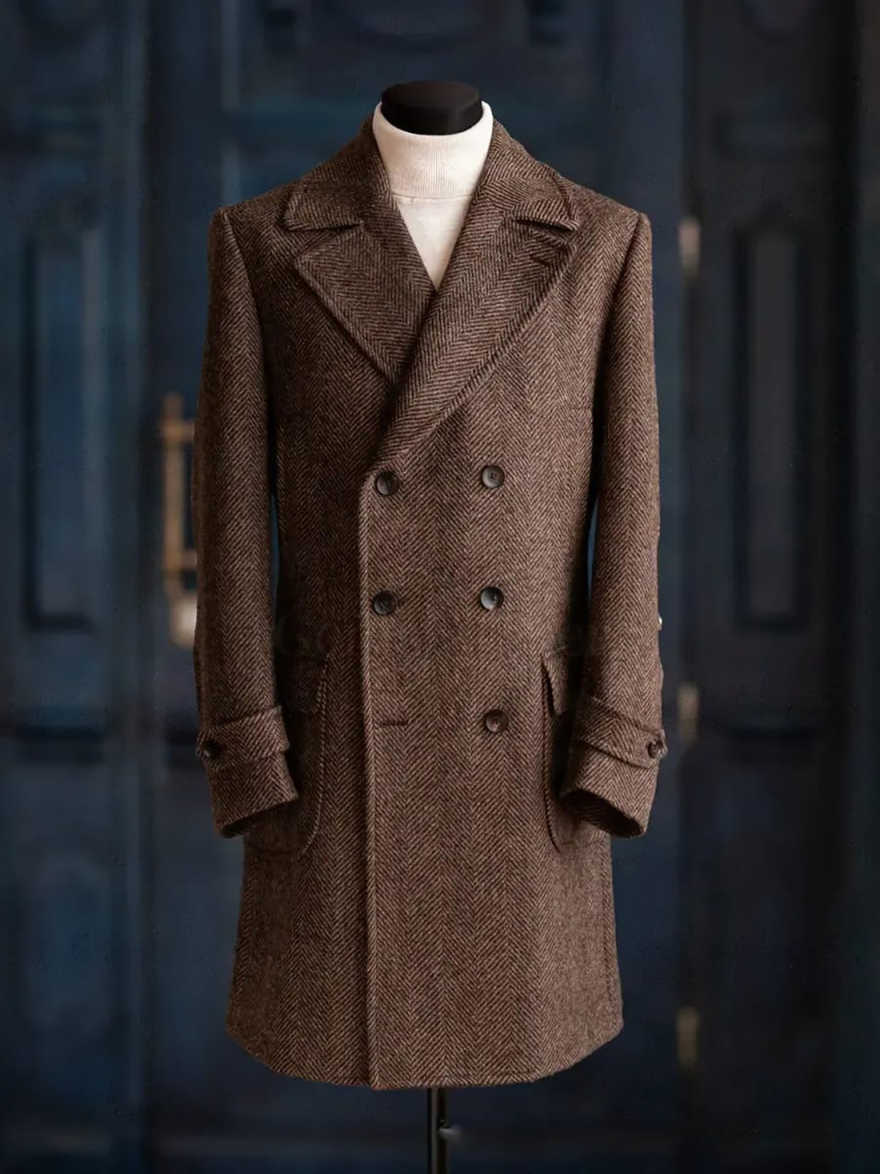 Manteau moderne à chevrons pou - Men Formal Wear Modern avis et prix