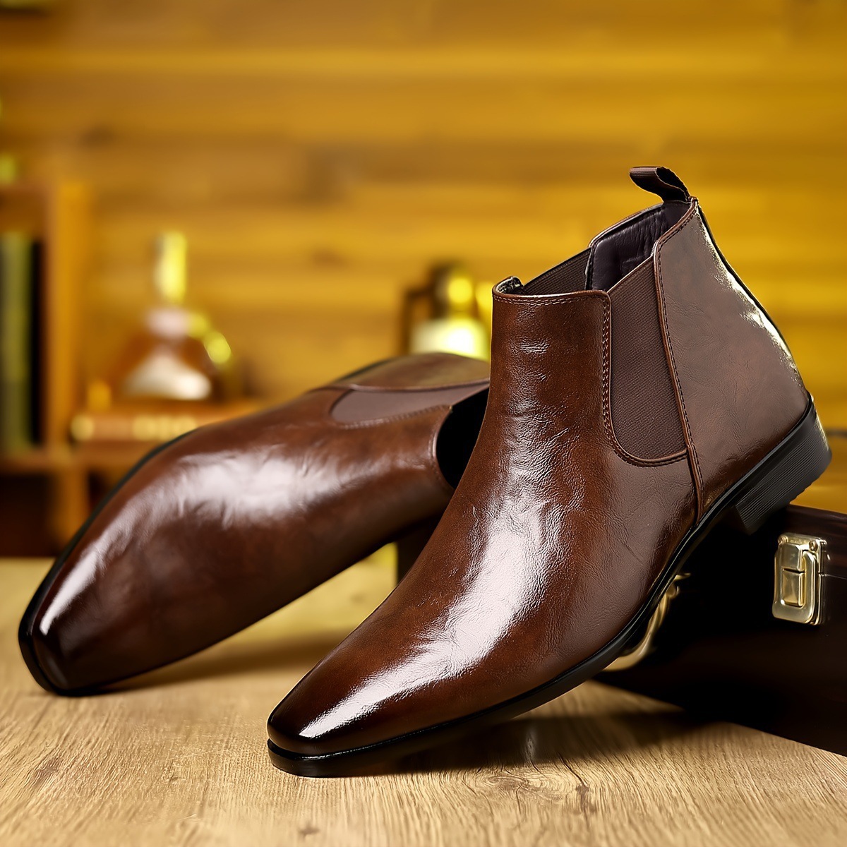 Bottines Chelsea en cuir, bott - Men Formal Wear With Boots avis et prix