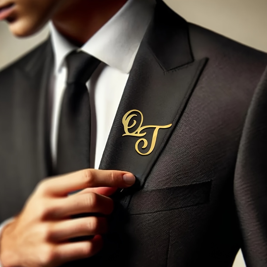 Monogramme personnalisé nom In - Tuxedo Lapel Pin avis et prix
