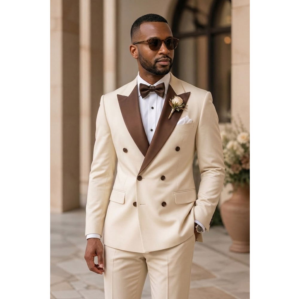 Costume de smoking croisé pour - Men Formal Wear Modern avis et prix
